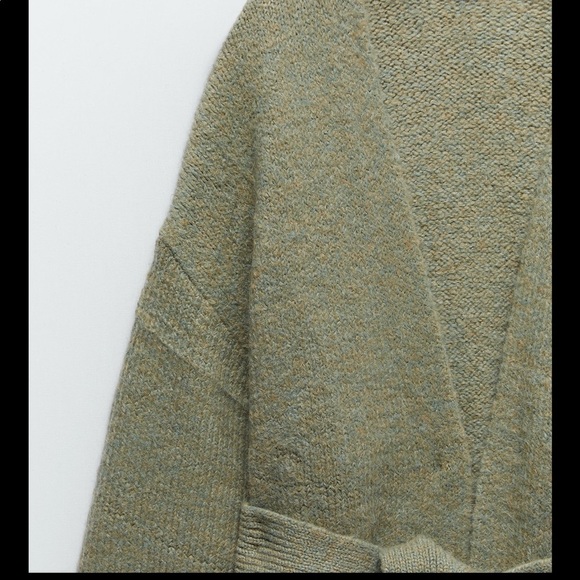 Zara Oversized Belted cardigan - Picture 2 of 7